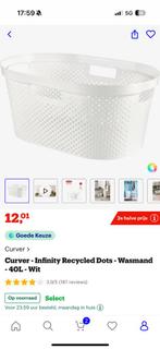 Draag wasmand zgan curver, Huis en Inrichting, Badkamer | Badtextiel en Accessoires, Ophalen, Zo goed als nieuw, Wit