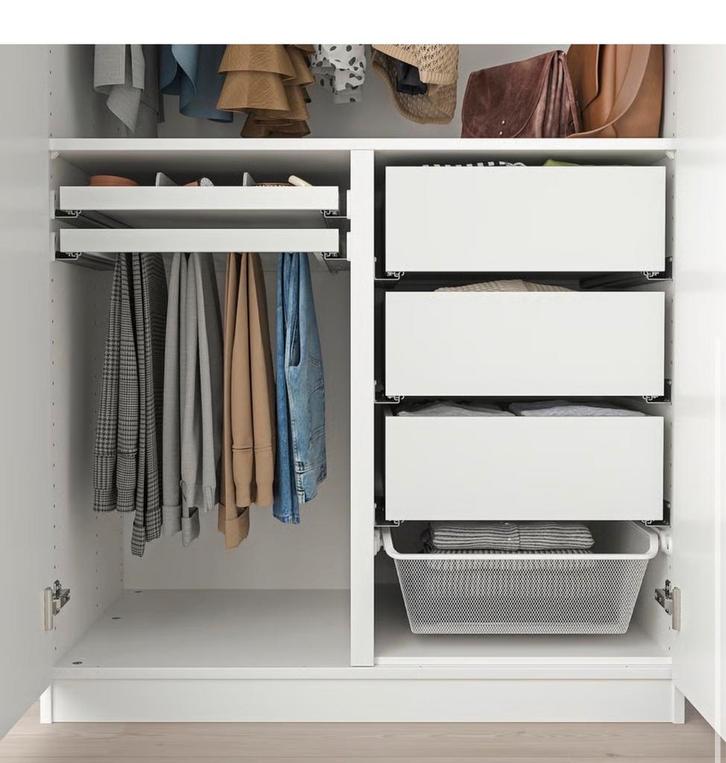Ikea Pax kast Verdeler + extra accessoires, Huis en Inrichting, Kasten | Kledingkasten, Gebruikt, 200 cm of meer, 50 tot 100 cm