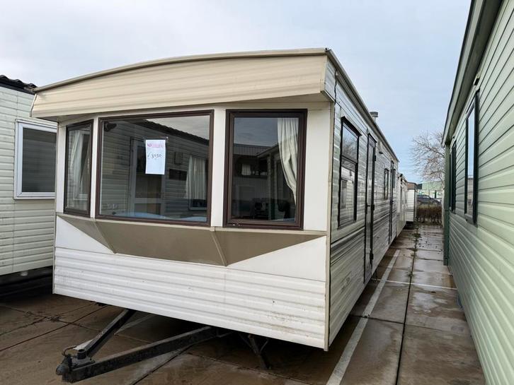 Pemberton 310 x 9.00 /2 slk / Douche/wc + Gratis Gebracht, Caravans en Kamperen, Stacaravans, tot en met 4, Ophalen of Verzenden