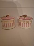 In bath with blond, twee Blond Amsterdam badkamer bakjes, Ophalen, Gebruikt, Porselein of Keramiek, Schaal