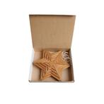 Vintage houten kerstster met verlichting, Gebruikt, Onbekend, Ophalen of Verzenden, Onbekend