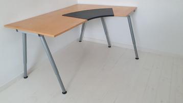 Bureau ikea galant 160x 80 hoogte verstelbaar - afbeelding 1