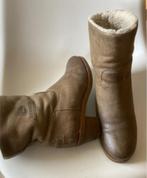 Shabbies Amsterdam, bontgevoerd bruin/beige maat 41, Shabbies Amsterdam, Ophalen of Verzenden, Gedragen, Lage of Enkellaarzen