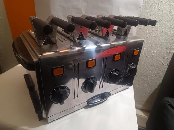 Professioneel Tosti Apparaat - 2400W, Witgoed en Apparatuur, Broodroosters, Gebruikt, Meer dan 8 standen, Ophalen of Verzenden