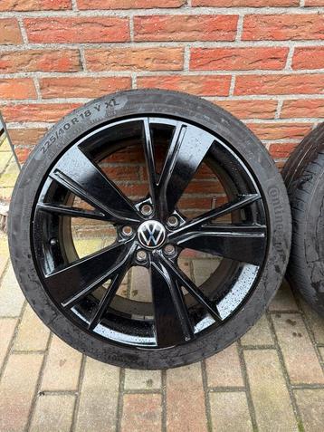 Originele 18” VW R Bakerfield zwart 225/40 R18 5x112 VAG R beschikbaar voor biedingen