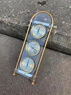 Vintage weerstation – Barometer, Hygrometer & Thermometer, Huis en Inrichting, Ophalen of Verzenden, Zo goed als nieuw