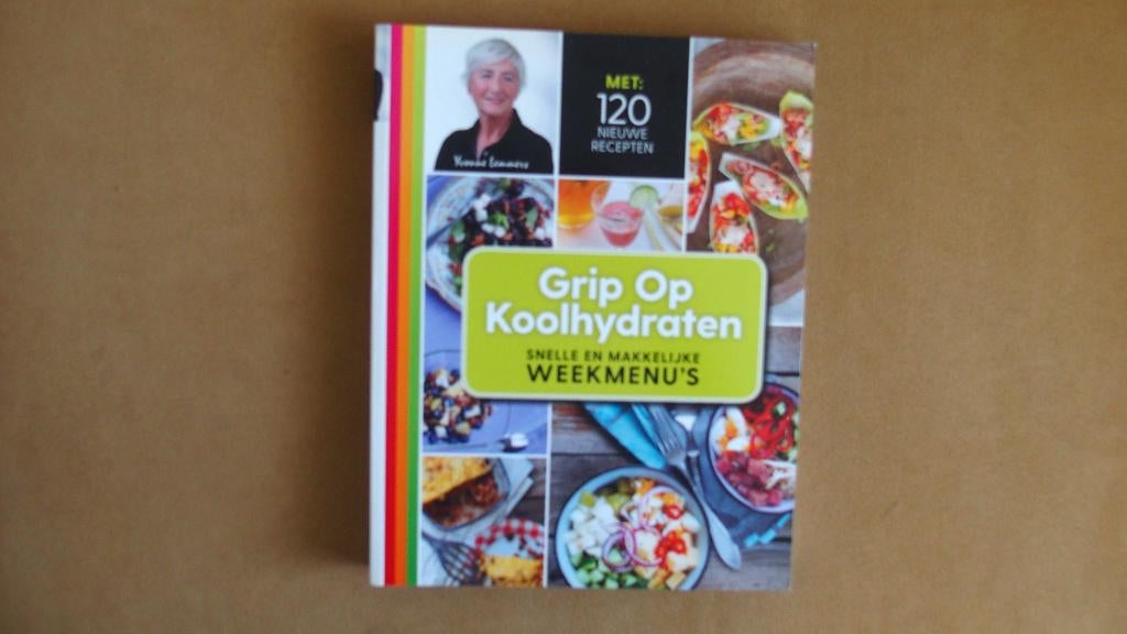 Grip op koolhydraten - weekmenu's - Yvonne Lemmens, Ophalen of Verzenden, Zo goed als nieuw, Yvonne Lemmers, Gezond koken