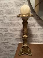 Antieke Gouden Kandelaar - 33cm, Ophalen of Verzenden, Overige materialen
