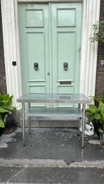 horeca tafel, Ophalen, Metaal of Aluminium, Zo goed als nieuw, 75 cm of meer