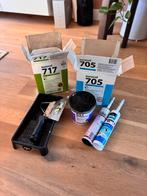 Voegmiddel, tegellijm, voorstrijk en kit. Complete set!!, Ophalen, Zo goed als nieuw
