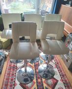 5 Witte barkrukken, Ophalen, Kunststof, 5 krukken of meer, 60 tot 90 cm