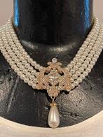 Parelketting, Sieraden, Tassen en Uiterlijk, Kettingen, Overige materialen, Verstelbaar, Nieuw, Ophalen of Verzenden