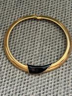 Monet Halssierraad met oorbel en dito ketting, Sieraden, Tassen en Uiterlijk, Ophalen of Verzenden, Gebruikt, Goud, Overige materialen