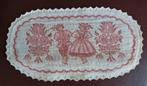 Oud tafelkleedje/textiel-lopertje Oostenrijkse volkskunst, Ophalen, Minder dan 50 cm, Gebruikt, Minder dan 50 cm