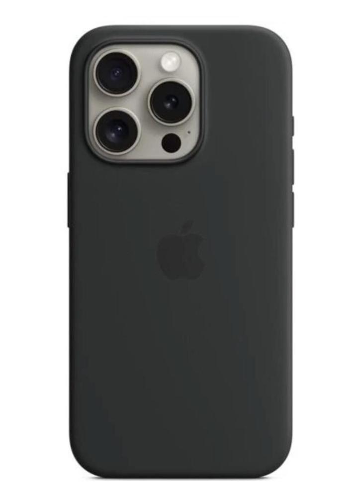Apple Siliconenhoesje met MagSafe voor iPhone 15 Pro - Black, Telecommunicatie, Mobiele telefoons | Hoesjes en Frontjes | Apple iPhone