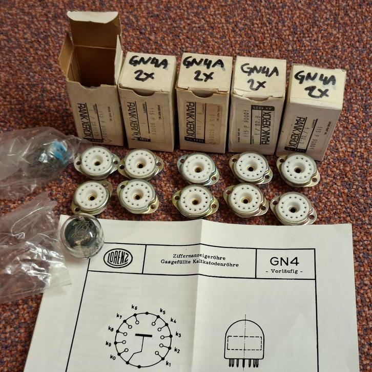 Diverse nixie buizen / o.a. GN4A, CD71L, B5870, IV-3, Hobby en Vrije tijd, Elektronica-componenten, Nieuw, Ophalen of Verzenden