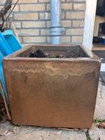 Bruine aardewerk potten x3, Ophalen, Steen, Minder dan 30 cm, Rond