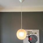 5x jaren 60 70 vintage ice melt glass hanglamp bollamp Doria, Ice glass, Glas, Gebruikt, Peill & Putzler