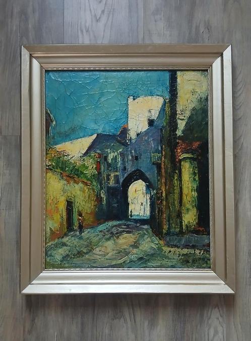 Schilderij # Stadspoort italiaanse stad, Antiek en Kunst, Kunst | Schilderijen | Klassiek, Ophalen