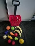 Boodschappen mand en diversen soorten plastic fruit., Ophalen of Verzenden, Gebruikt, Kunststof