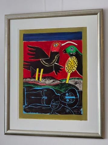 Corneille - Oiseaux en fete I - Venus - Gesigneerd - 2001 beschikbaar voor biedingen