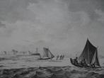 Gravure Zicht op Willemsdorp, bij Moerdijk, Brabant, 1825, Antiek en Kunst, Verzenden