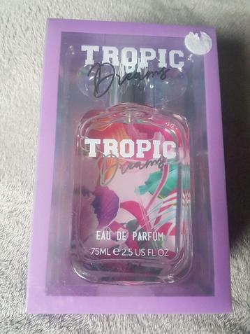 Nieuw! Tropic Dreams edp eau de parfum 75 ML, fruitig.