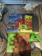 Xbox One S Minecraft Speciale Editie, Zo goed als nieuw, Ophalen, Avontuur en Actie, 3 spelers of meer