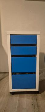 Blauw IKEA Ladekastje, Kinderen en Baby's, Kinderkamer | Commodes en Kasten, Ophalen of Verzenden, Gebruikt