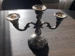 Vintage kandelaar - verzilverd, Ophalen of Verzenden