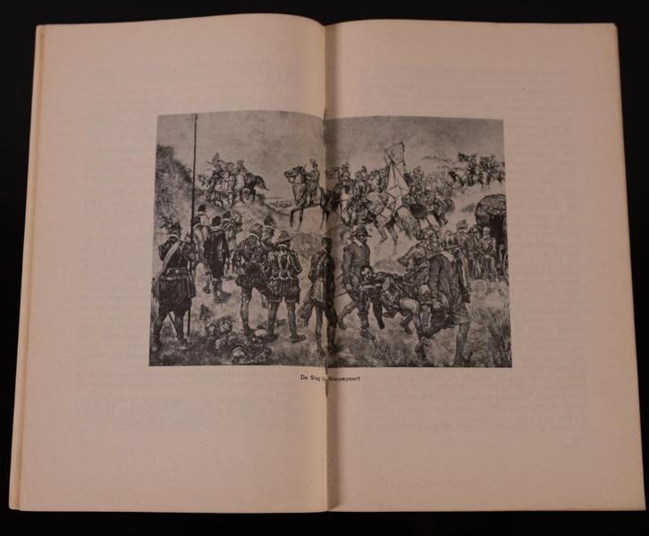 Schoolplaat boekje  De slag bij Nieuwpoort, Antiek en Kunst, Antiek | Schoolplaten, Geschiedenis, Verzenden
