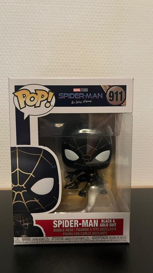 Funko Pop! Spider-Man No Way Home #911 Black & Gold Suit, Verzamelen, Poppetjes en Figuurtjes, Nieuw, Ophalen of Verzenden