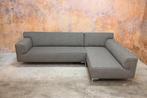 NIEUWbeklede bruingrijze Design on Stock Bloq hoekbank, Ophalen, 250 tot 300 cm, Design, Metaal