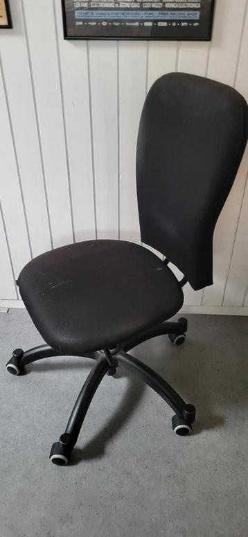 Ikea Bureaustoel zwart 