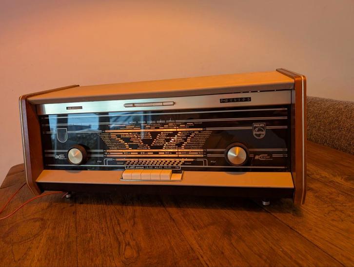 Philips Lampenradio B5X04A - Gerestaureerd, Audio, Tv en Foto, Radio's, Ophalen