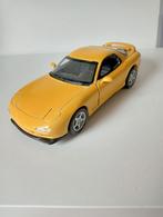 Mazda RX7 1;18 merk kyosho kleur geel, Hobby en Vrije tijd, Modelauto's | 1:18, Ophalen of Verzenden, Zo goed als nieuw, Auto
