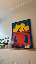 Acryl schilderij - Citroenen - 120x90cm, Ophalen