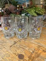 Set van 3 Union Bier Glazen, Ophalen of Verzenden, Gebruikt, Glas of Glazen, Overige merken