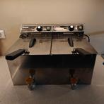 Hendi Professionele Dubbele Frituurpan - 2x8 Liter, 4 liter of meer, Ophalen, Gebruikt, Uitneembare binnenpan