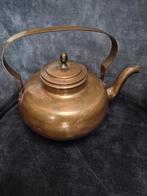 Antieke Koperen Theepot, Ophalen of Verzenden, Koper