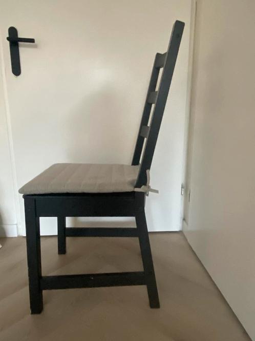 Ikea eetkamerstoelen 4x NORDVIKEN zwart, Huis en Inrichting, Stoelen, Zo goed als nieuw, Vier, Zwart, Ophalen of Verzenden