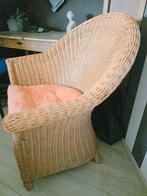 Rieten stoel, Tuin en Terras, Ophalen, Zo goed als nieuw, Rotan