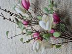Magnolia kunstbloemen wit en roze, zo goed als nieuw, Ophalen of Verzenden, Zo goed als nieuw