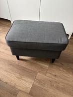 IKEA STRANDMON Grijze Voetenbank / Poef - Zo Goed Als Nieuw, Ophalen, Minder dan 50 cm, Zo goed als nieuw, Stof