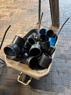 Partijtje pvc hulpstukken 125 mm, Ophalen, Bochten, Pvc, Nieuw
