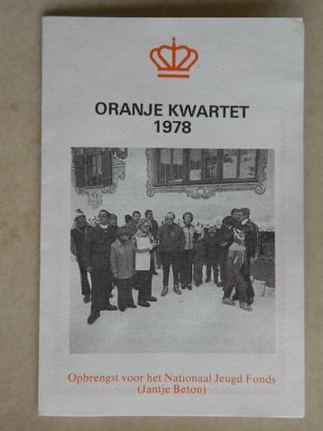 Kwartet Koninklijk Huis. Als nieuw. beschikbaar voor biedingen