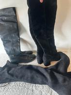 Dune,SG,Lamica  knielaarzen zwart maat 37/38 leer suede, Kleding | Dames, Ophalen of Verzenden, Zo goed als nieuw, Zwart