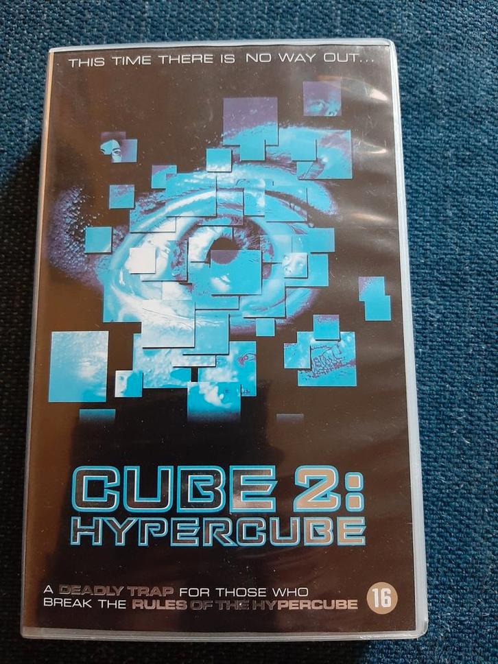 Cube 2: Hypercube - VHS Videoband, Cd's en Dvd's, VHS | Film, Gebruikt, Science Fiction en Fantasy, Vanaf 16 jaar, Ophalen of Verzenden