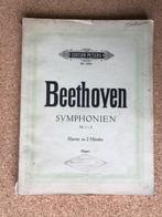 Beethoven - symfonieën 1-5 voor piano, Piano, Gebruikt, Ophalen of Verzenden, Artiest of Componist