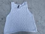 Witte gehaakte / crochet Boho ibiza beach top maat M, Maat 38/40 (M), Verzenden, Wit, Zo goed als nieuw